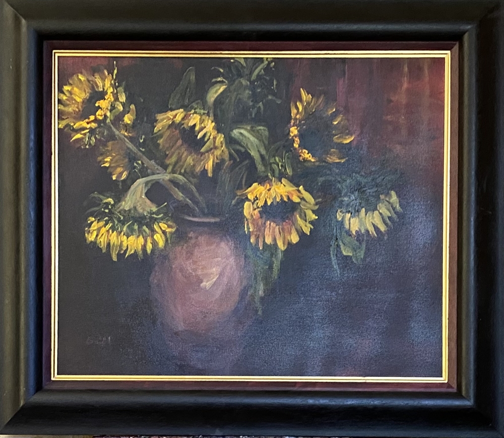 Magnificent  Sunflowers by Sarah Heelis (Nesbitt)