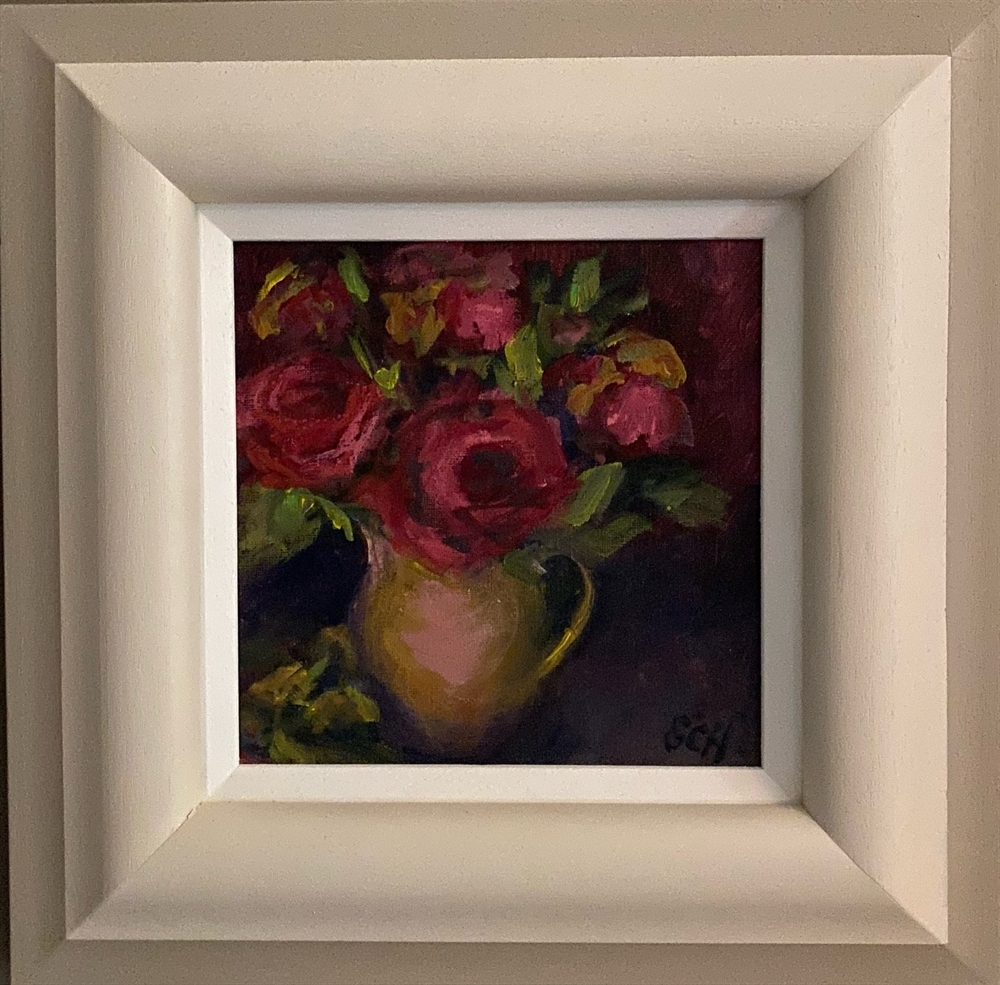 Small Jug and roses  by Sarah Heelis (Nesbitt)